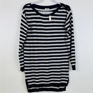 Wallace Madewell Women’s M Striped Button Detail Wool Blend Sweater‎ Tunic